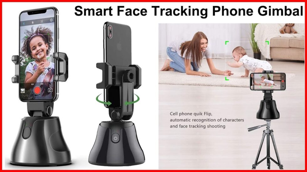 Βάση κινητού με 360ᵒ παρακολούθηση προσώπου & αντικειμένων Selfie Stick - Object & Face Tracking Holder