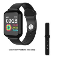 Smart Watch Fitness Tracker με μετρητή καρδιακών παλμών, SpO2 για Android / IOS W4 – OEM – Μάυρο
