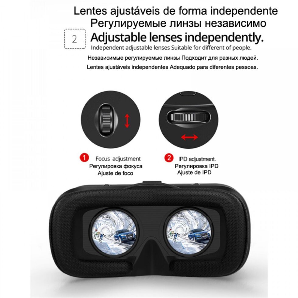 VR Shinecon Glasses εικονικής πραγματικότητας - Wearing Game Smart 3D Digital Glasses