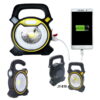 Ηλιακός επαναφορτιζόμενος φορητός προβολέας LED – Powerbank COB Working Light – JY-819A