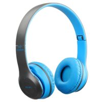 Ασύρματα ακουστικά κεφαλής - Bluetooth Headphones 4.2 + EDR - P47 ΓΚΡΙ-ΜΠΛΕ