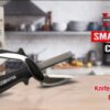 Έξυπνο Ψαλίδι 2 σε 1 με Μαχαίρι, Βάση Κοπής & Ανοξείδωτες Λεπίδες για Λαχανικά & Κρέας Smart cutter