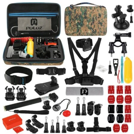 Puluz Σετ Αξεσουάρ 53 in 1 Accessories Ultimate Combo Kit για Action Cameras PKT16