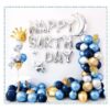 DIY σύνθεση από 48 μπαλόνια Happy Birthday T-8932