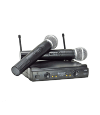Ασύρματο σύστημα καραόκε με 2 μικρόφωνα - Karaoke UHF XSound WVNGR SM-58II