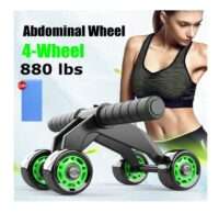 Ρόδα & μπάρα εκγύμνασης σώματος με 4 τροχούς - Abdominal wheel