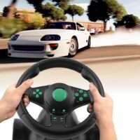 Τιμονιέρα vibration steering wheel game racing pedals για Xbox 360/PS2/PS3/PC USB