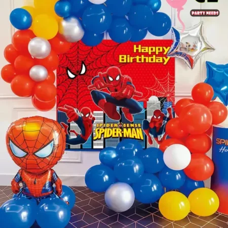 Σετ διακόσμησης μπαλόνια & πόστερ και γιρλάντα Spiderman DIMI P-167