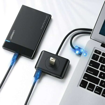 USB Hub Ugreen CR113 4-Port USB 3.0 Black 1m 20291