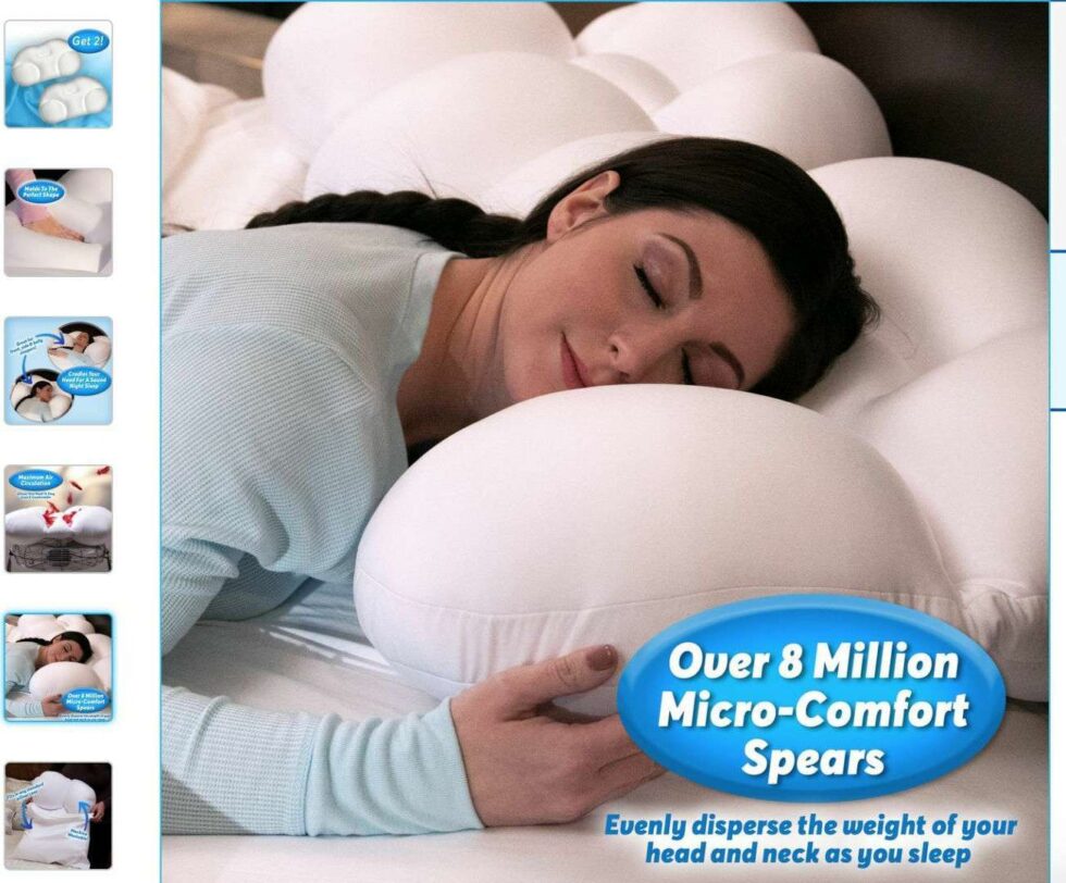 Μαξιλάρι ύπνου με μικροσφαιρίδια Egg Sleeper