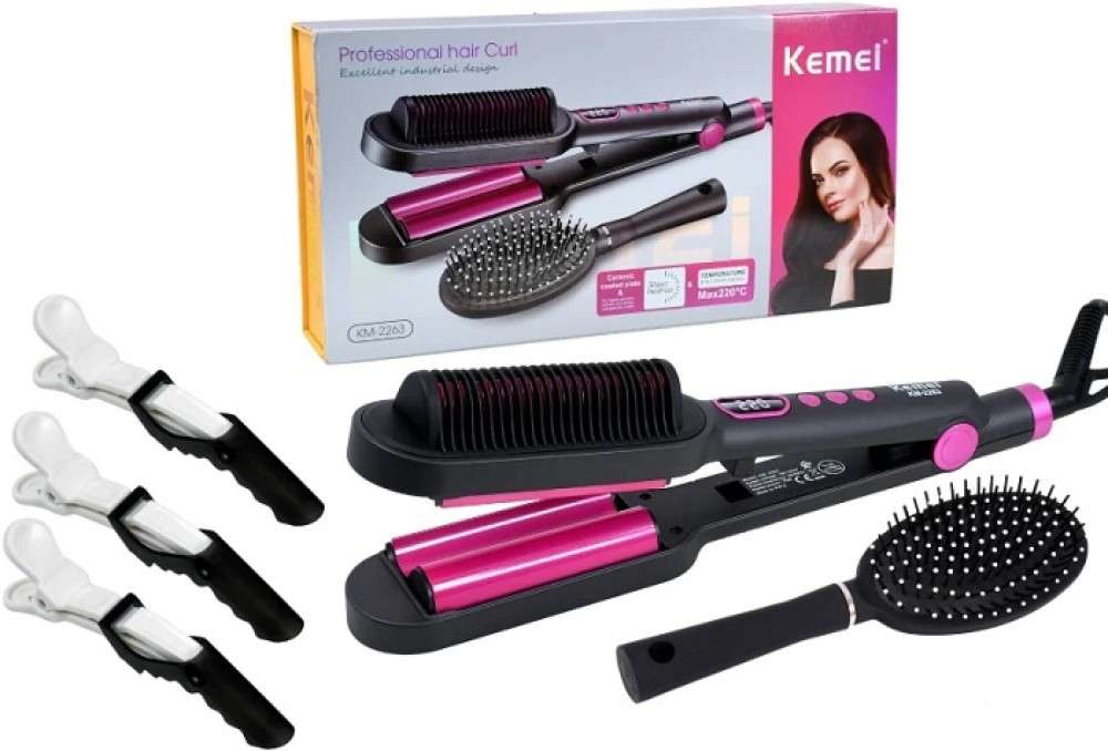 Ηλεκτρικό ψαλίδι και βούρτσα μαλλιών - Multistyler KM-2263 Kemei