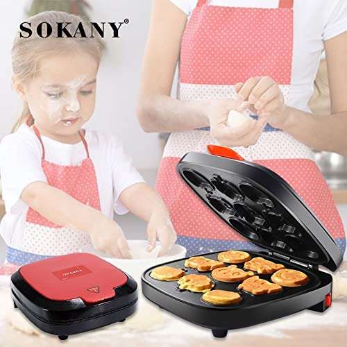 Συσκευή για Pancakes σε διάφορα σχέδια 9 θέσεων Sokany SK-130 tapandaola.gr
